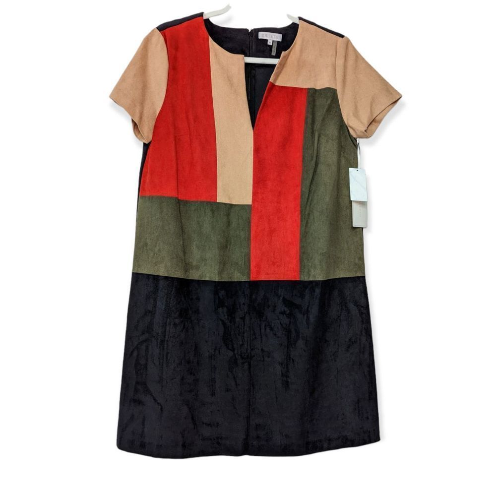 1. STATE Color block Dress NWT Size M